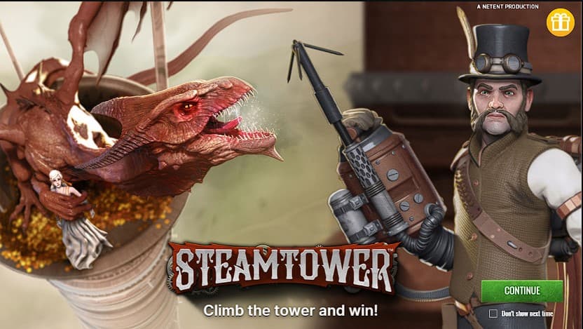 Steam Tower Slot Machine by NetEnt 