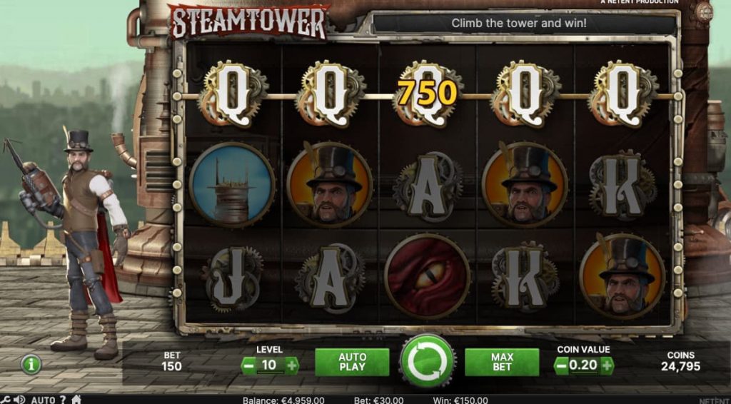 Steam Tower Slot Review